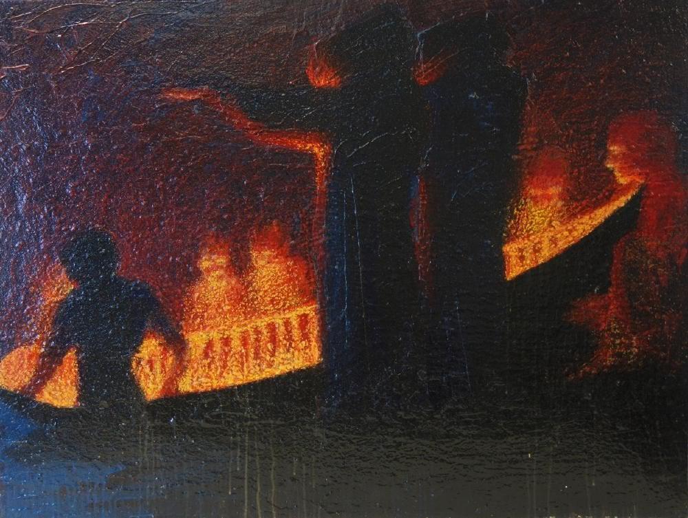 Frank Hyder (b-1951) Departure, 1992 (1 of 4)