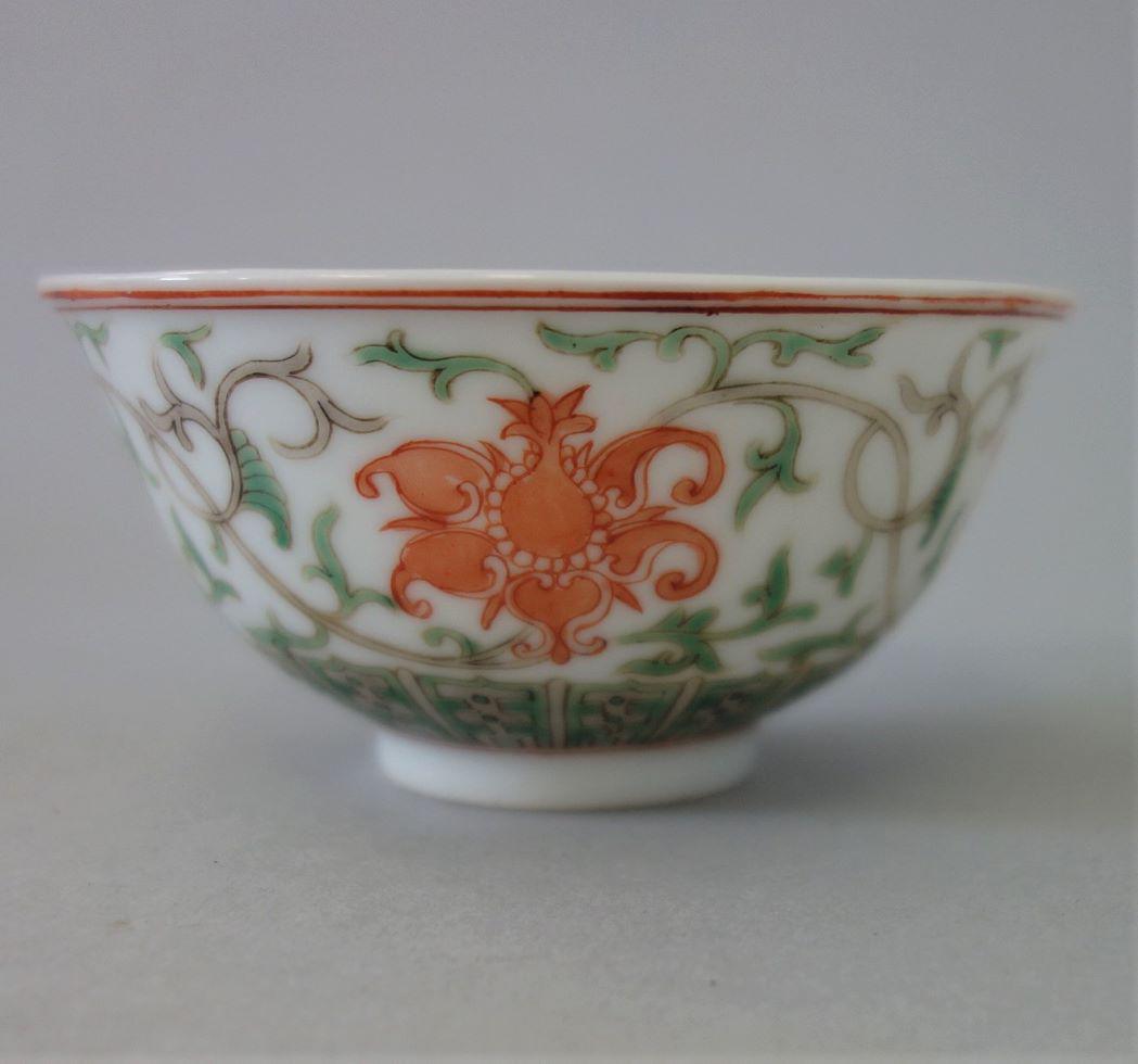 Chinese Famille Enamel Porcelain Bowl, Xianfeng (1 of 3)