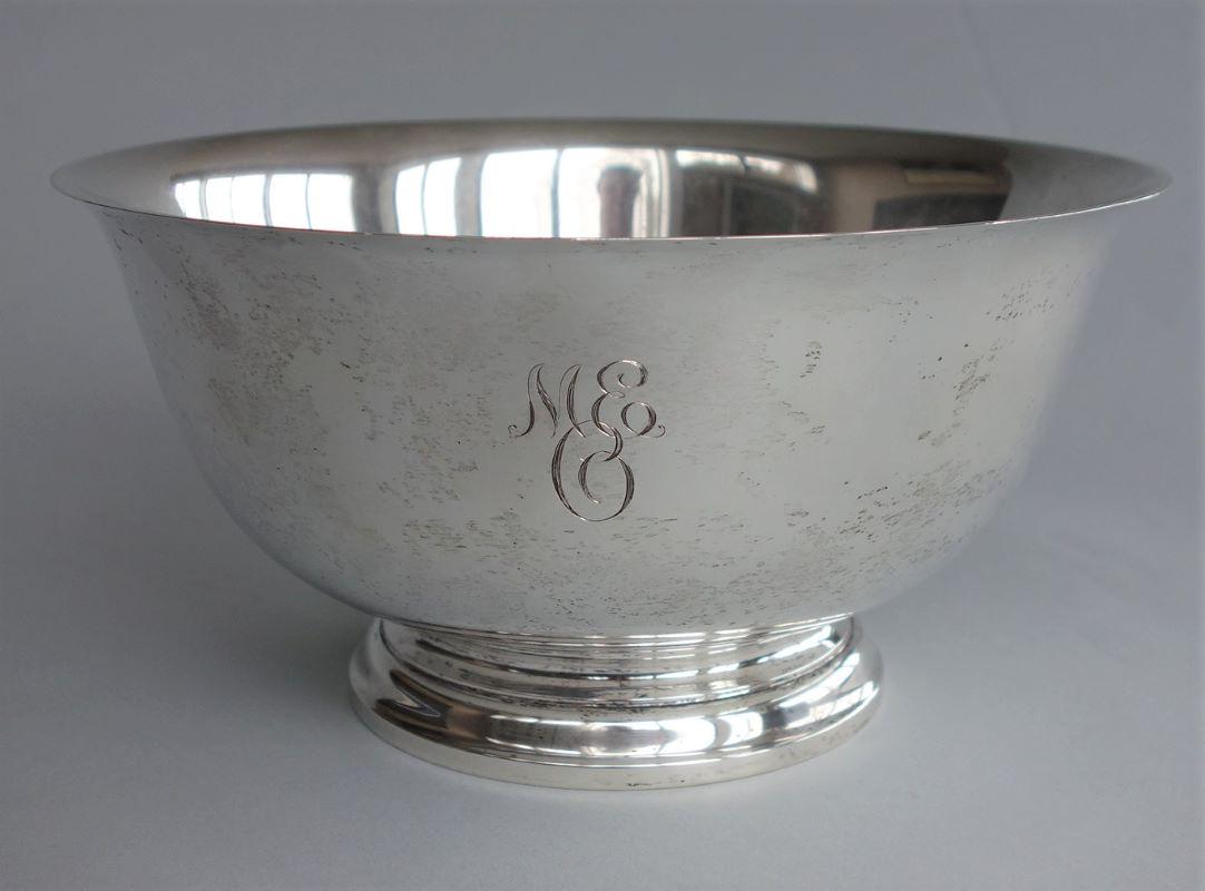 Large Gorham Sterling Paul Revere Fruit Bowl (1 of 1)