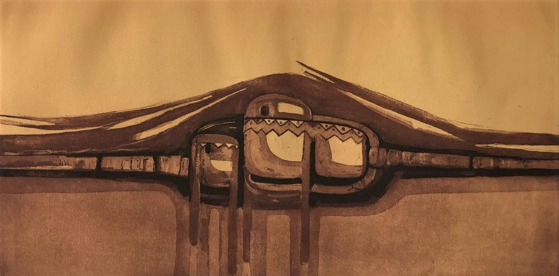 Islamic Etching, Muslim Artist, Arabic Signed (1 of 4)