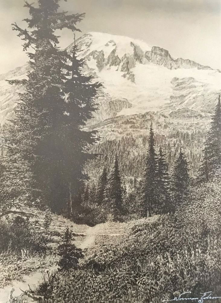 Norman Edson (WA) Mount Rainier, Trail To Paradise (1 of 6)
