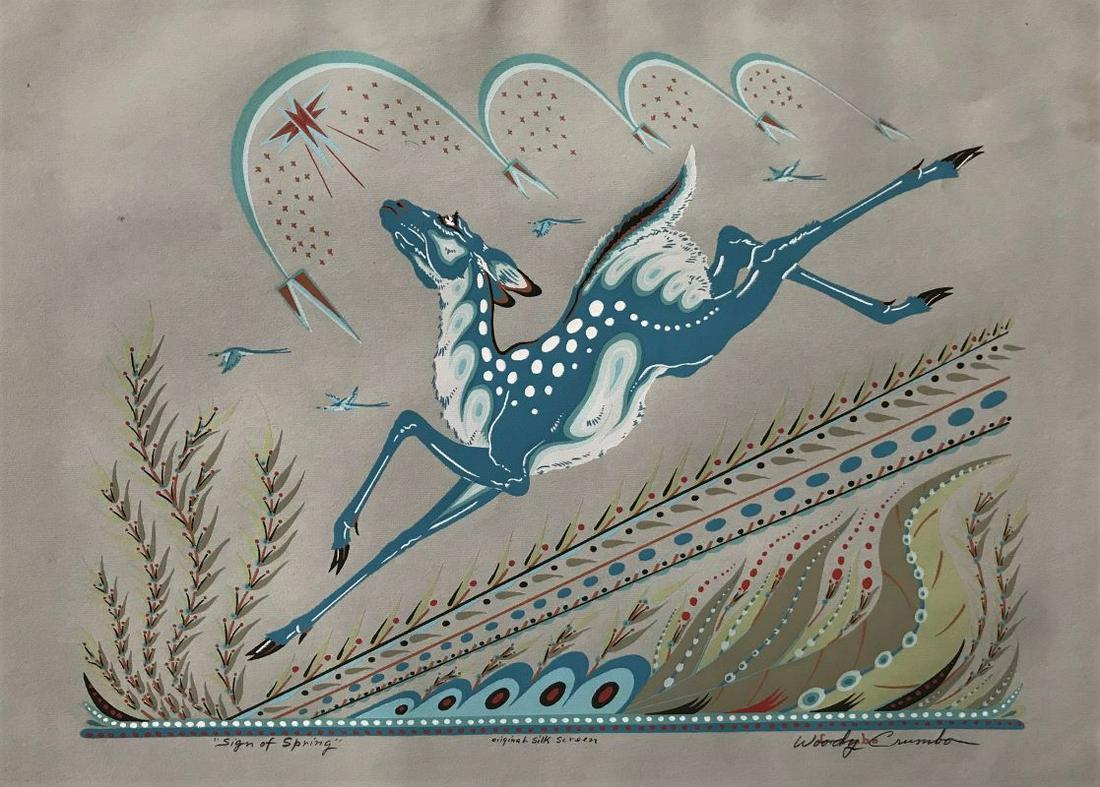 Woody Crumbo (1912-1989) Sign of Spring, Signed (1 of 5)