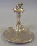 66: Art Nouveau Silvered Metal Female Formed Tray