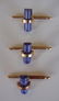 79: Tiffany 14K Gold & Lapis Lazuli Cufflinks & Studs - 3