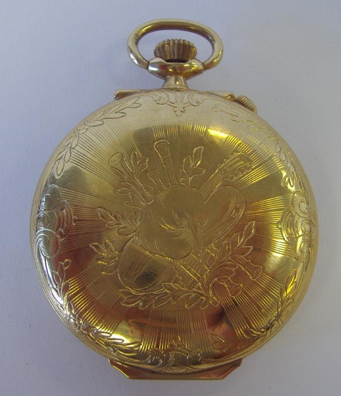 Swiss Automaton Music Box Pocket Watch, Arnex - 2