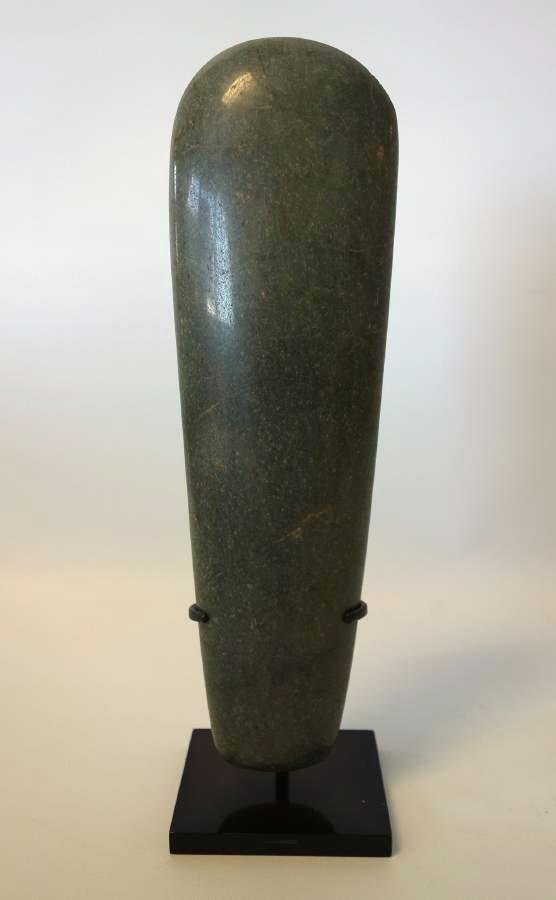 Olmec Green Stone Celt, Pre-Columbian (1 of 7)