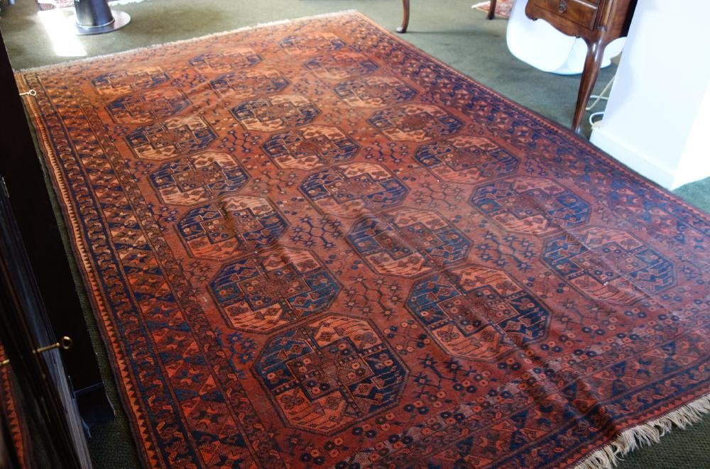 Afghan Ersari Tribal Wool Room Size Rug (1 of 4)