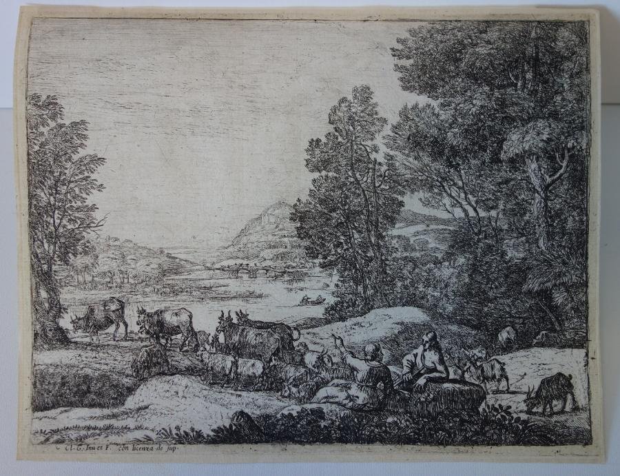 Claude Gellee, Le Lorrain (1600-1682) Etching (1 of 4)