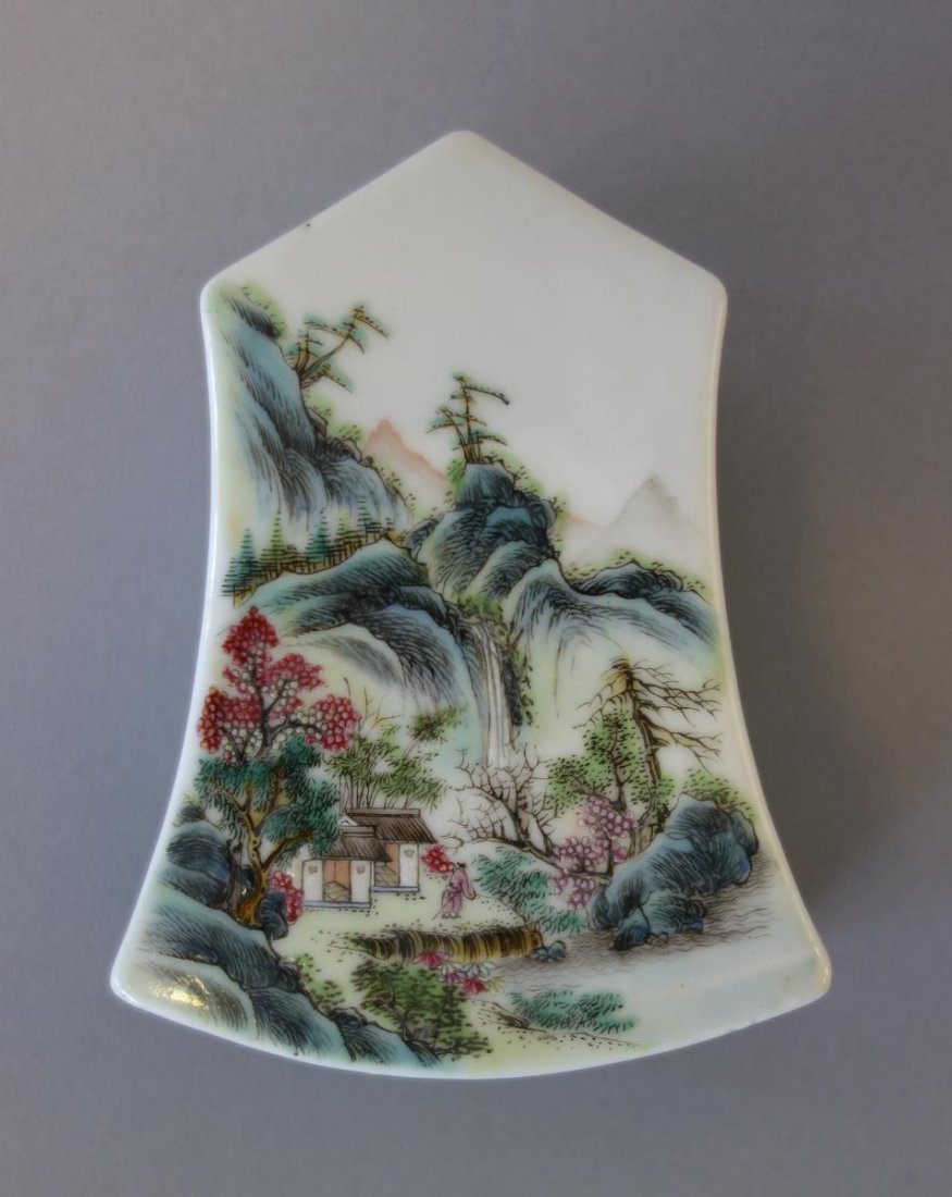 Chinese Porcelain Ink Box, Republic Period (1 of 7)