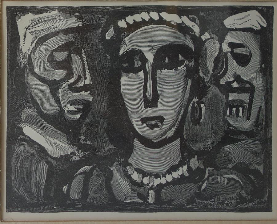 Georges Rouault (1871-1958) Les Visages (1 of 3)