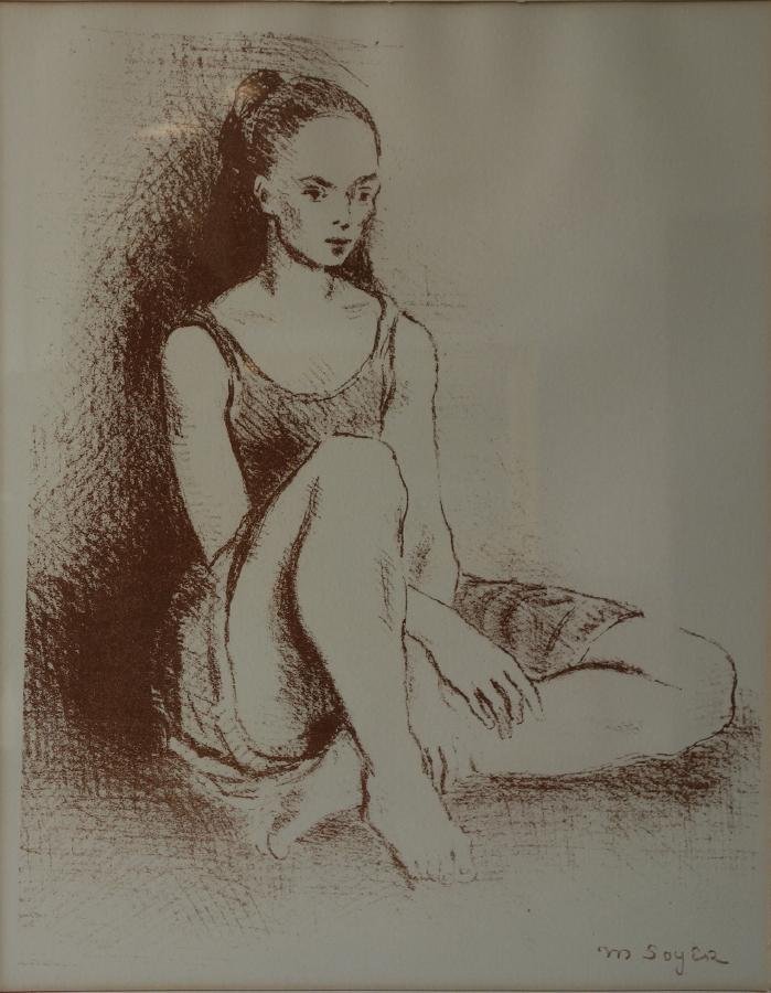 Moses Soyer (1899-1974) Ballet Dancer (1 of 3)