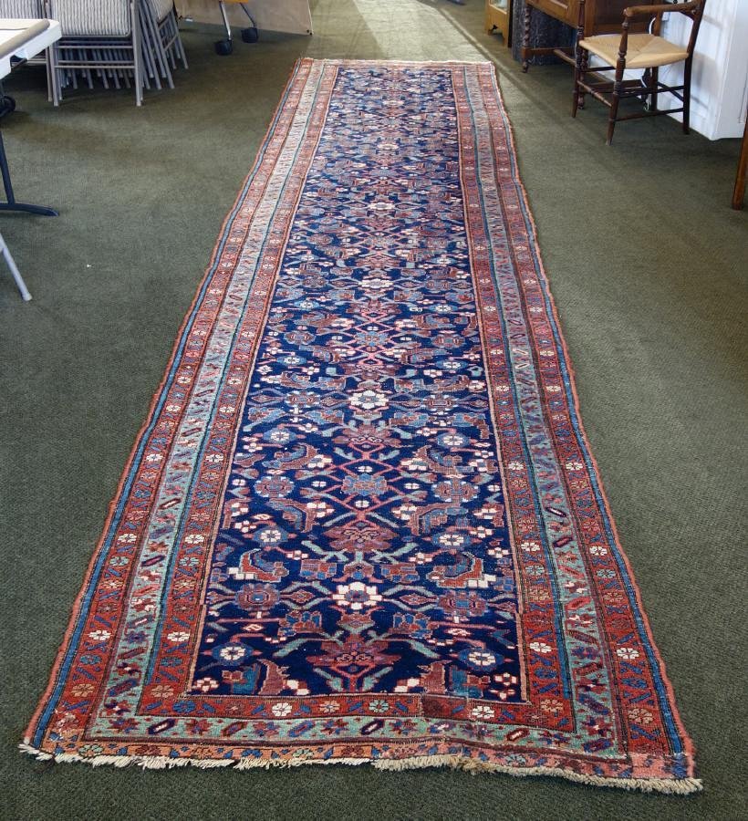 Persian Bijar Palace Size Wool Runner, 17 feet (1 of 7)