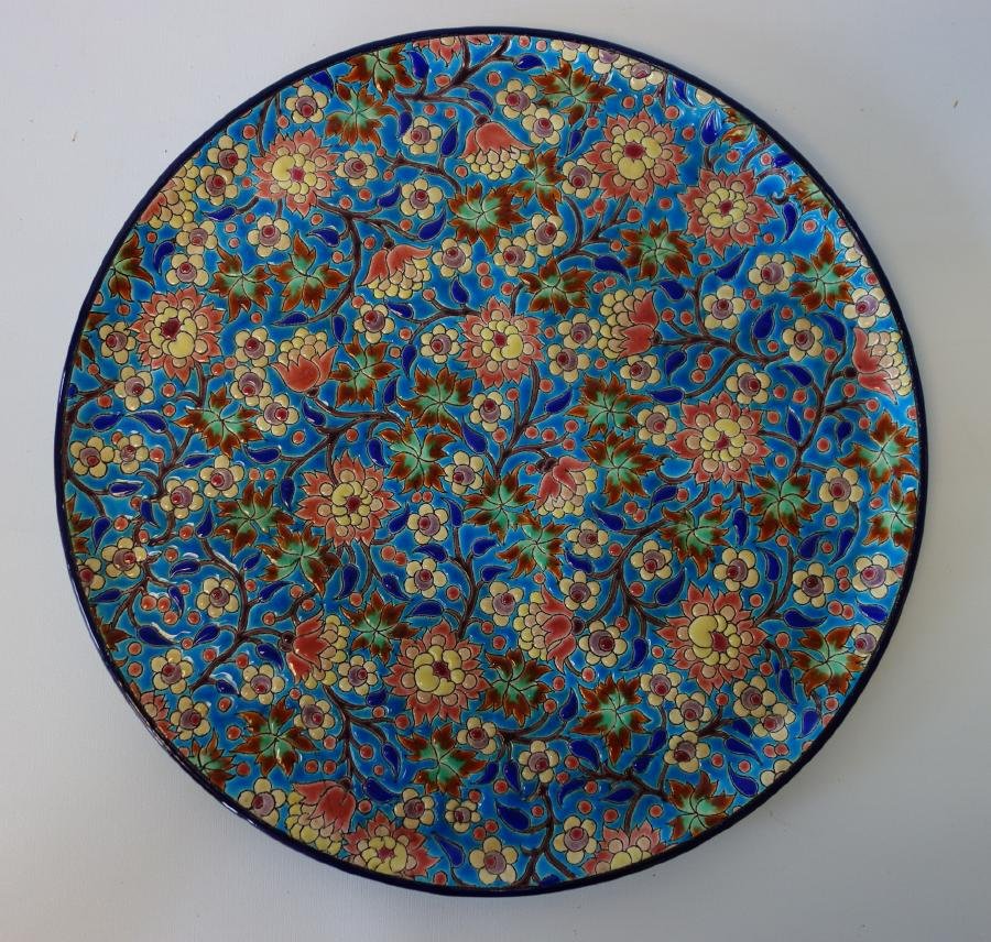 Longwy Enameled Charger Serving Platter (1 of 5)