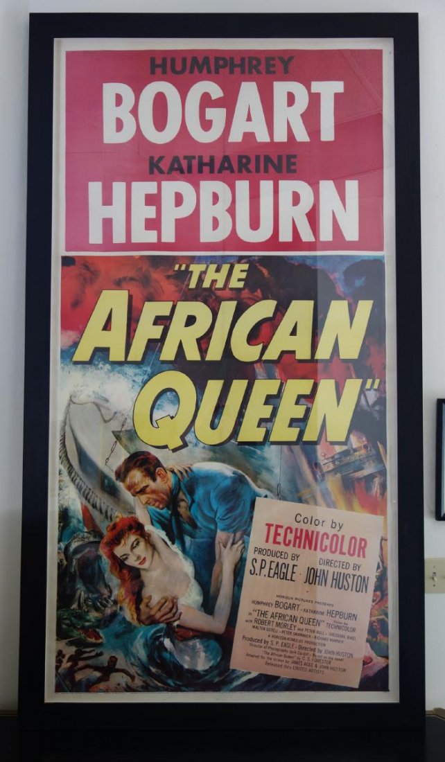 African Queen Movie Poster, 1952 United Artists (1 of 8)