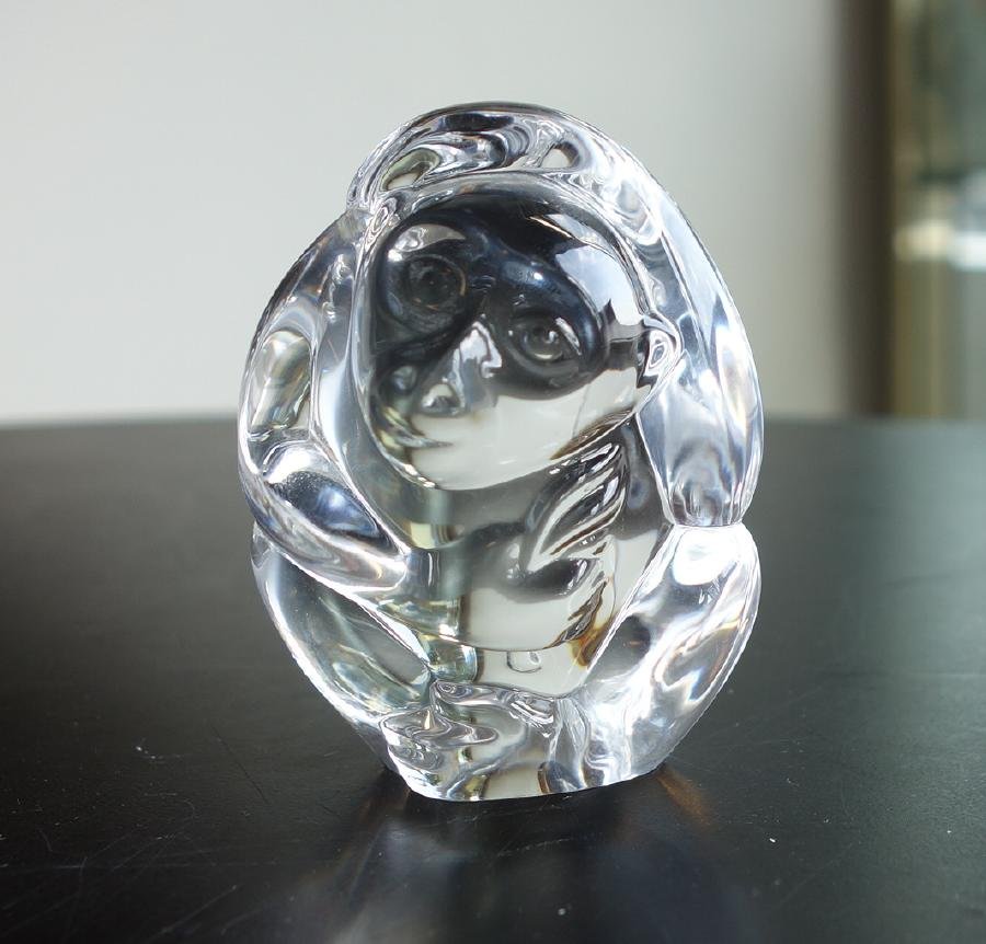 Steuben Glass Monkey Hand Cooler #5526 (1 of 2)