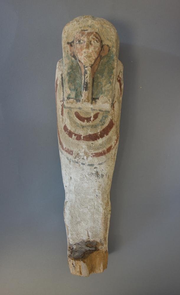 Ancient Egyptian Sarcophagus Carved & Painted Wood (1 of 4)
