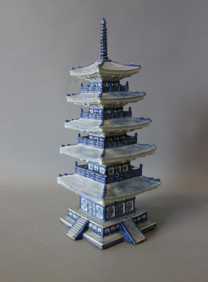 Japanese Porcelain Pagoda Temple (1 of 3)