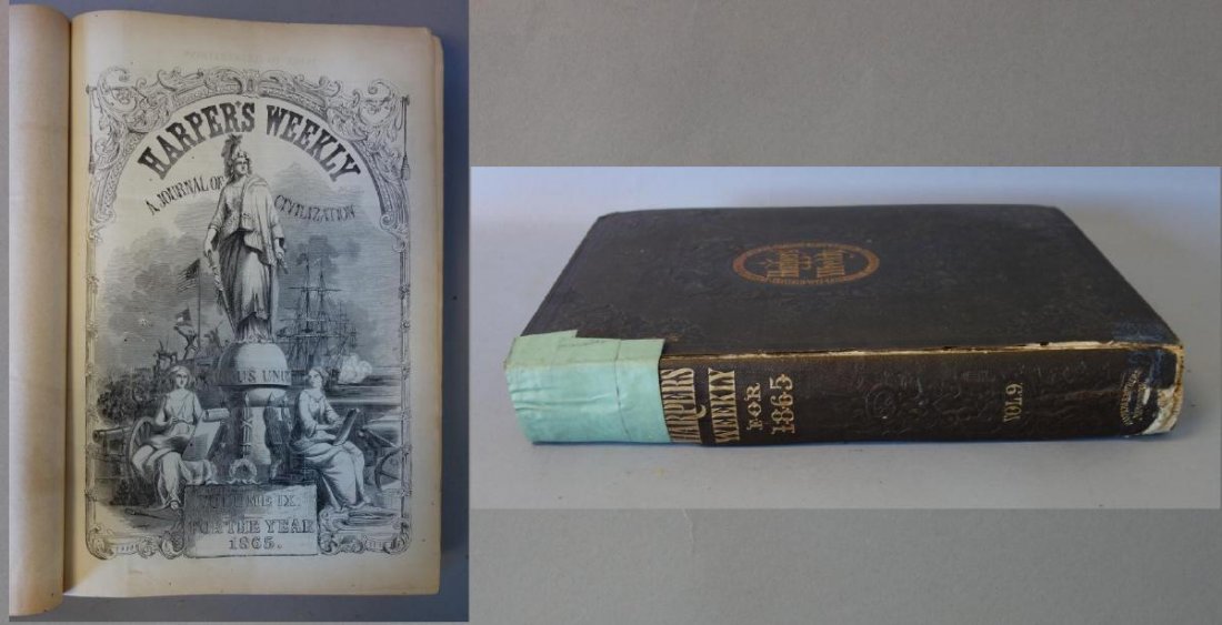 Harper's Weekly, 1865 Bound Volume IX (1 of 8)
