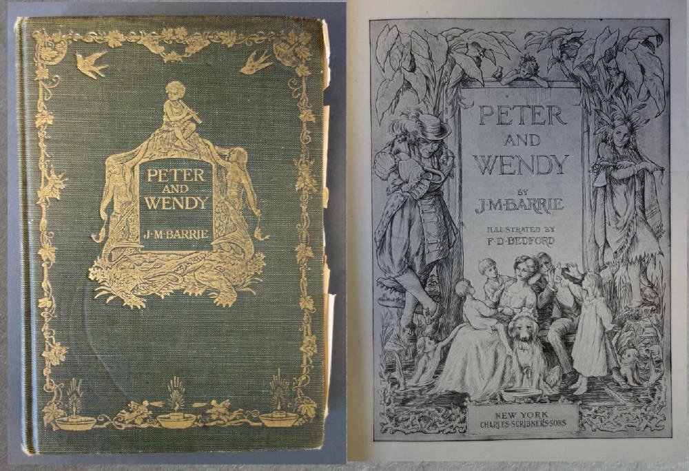 Peter and Wendy 1st American Edition, J.M. Barrie (1 of 6)
