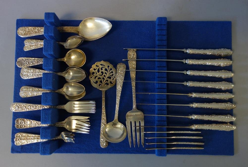 S Kirk & Son Sterling Repousse 4-10 Piece Settings (1 of 4)