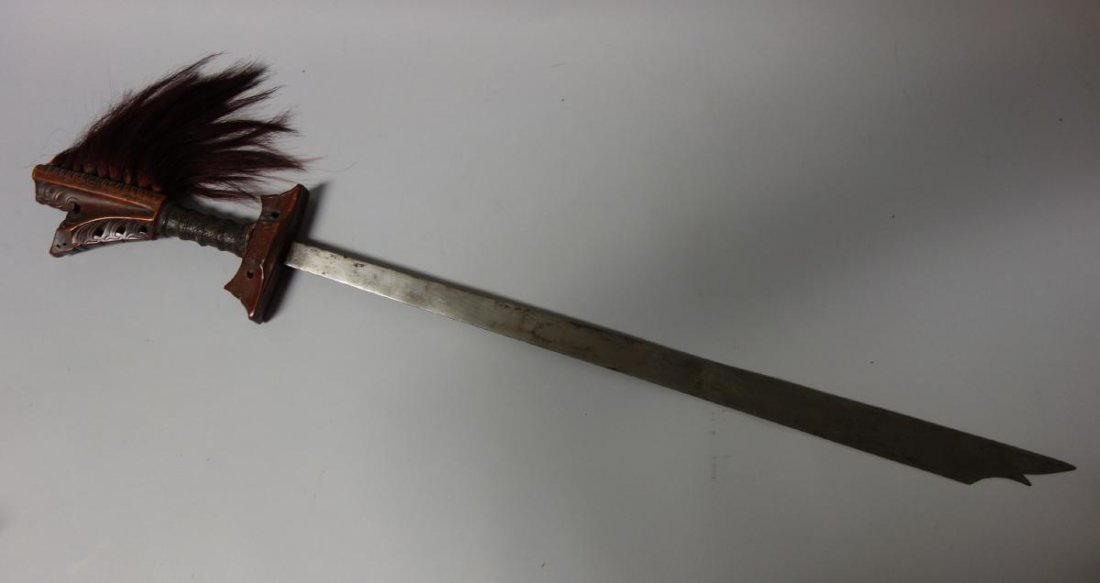 Fine 19th Century Dayak Headhunter's Mandau (1 of 2)