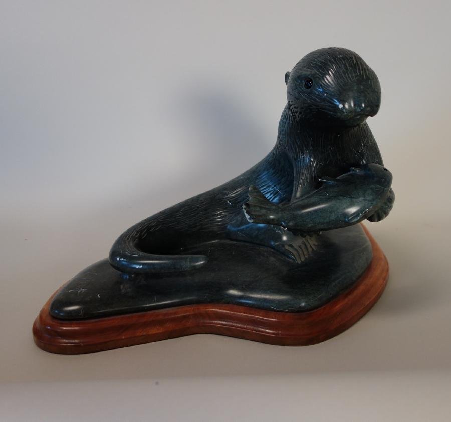 Wally Head (Canadian) Carved Stone Sculpture (1 of 4)