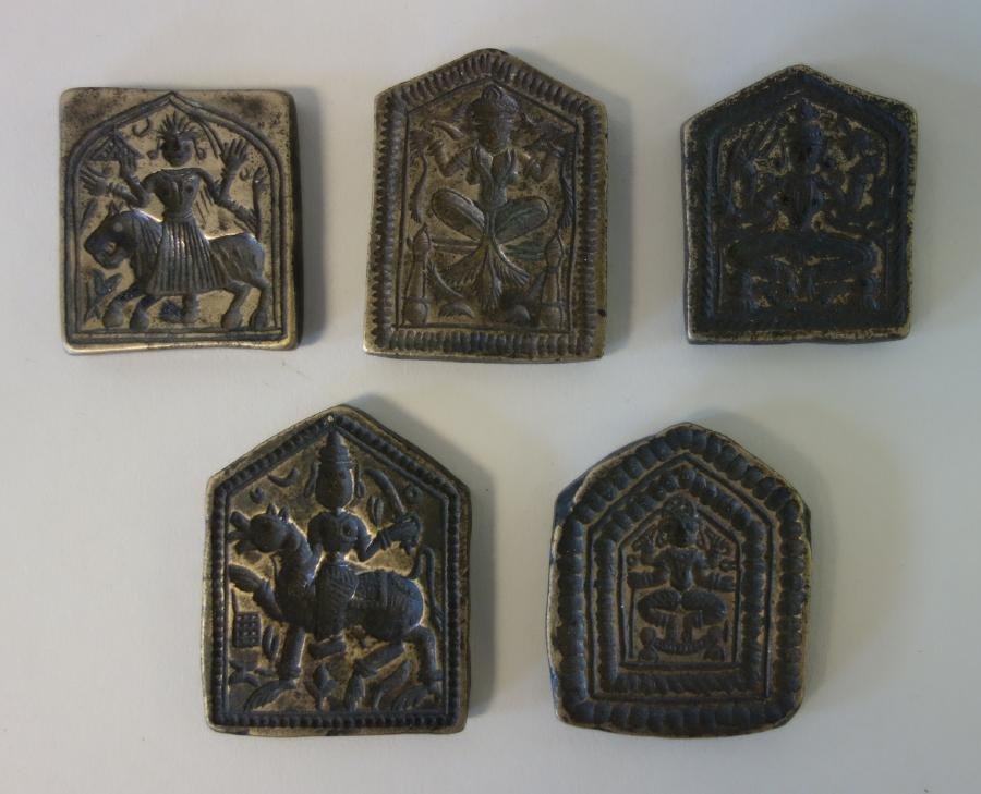5 Tibetan Bronze Seals, Figural & Deities (1 of 1)