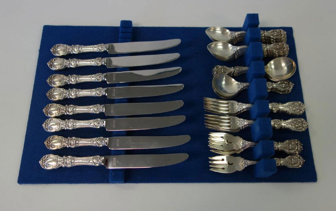 Reed & Barton Francis I Sterling Flatware, 52 Pcs (1 of 3)