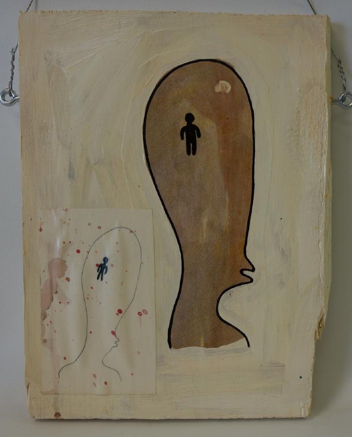 Chris Ballew (Seattle b-1965) Mixed Media (1 of 2)