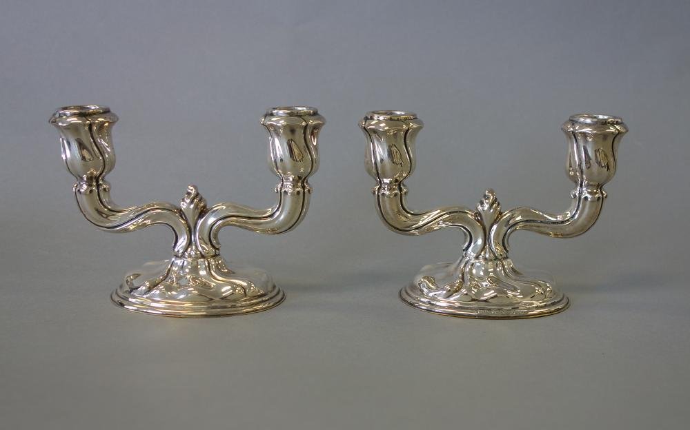 Belgian 830 Silver Candelabra (pair) (1 of 1)