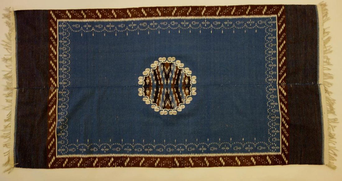 Mexican Saltillo Serape Blanket, c.1900 (1 of 5)