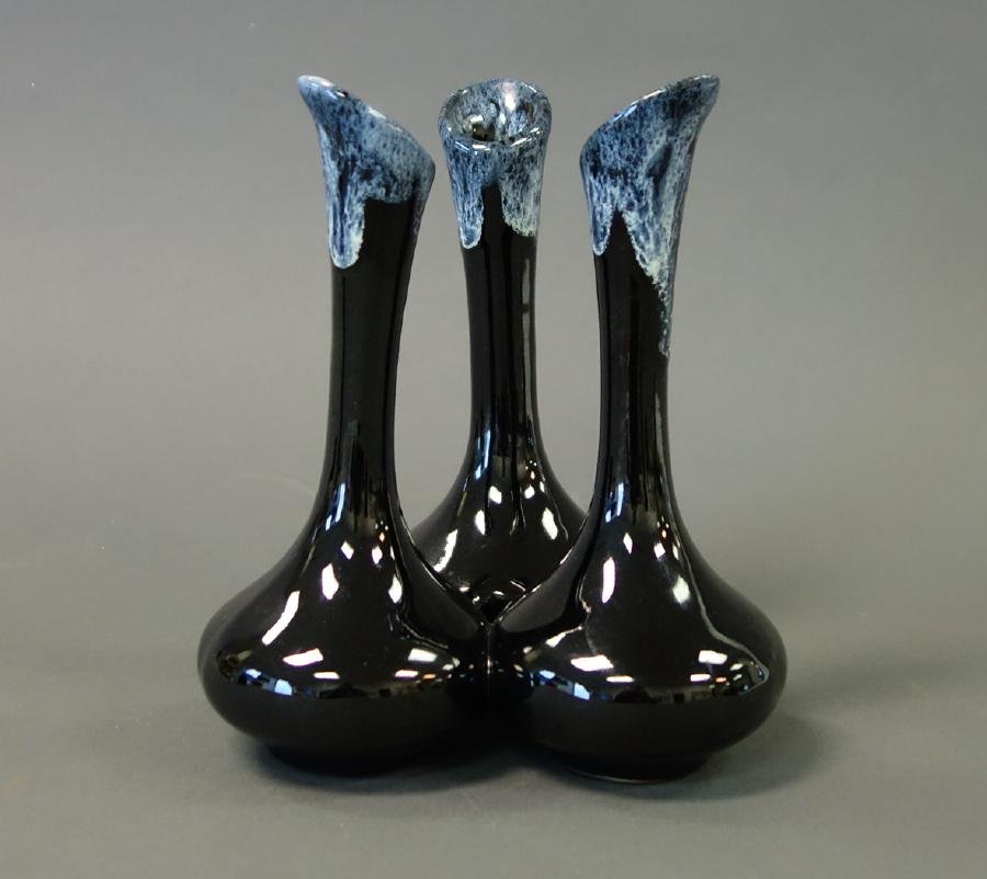 Van Briggle Pottery Triple Bud Vase (1 of 2)