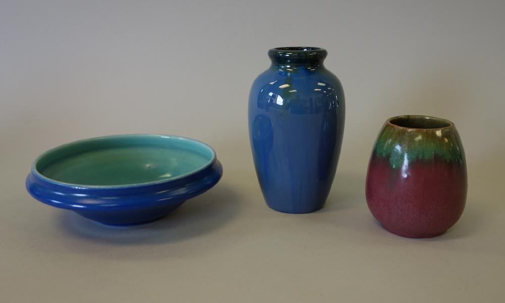 Rookwood & Fulper Art Pottery Vases & Bowl (1 of 6)