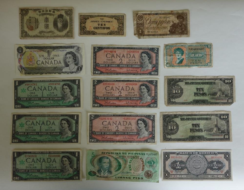 International Currency, Russian, Chinese, Canada + (1 of 5)