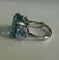 Aquamarine & Diamond Platinum Ring - 3