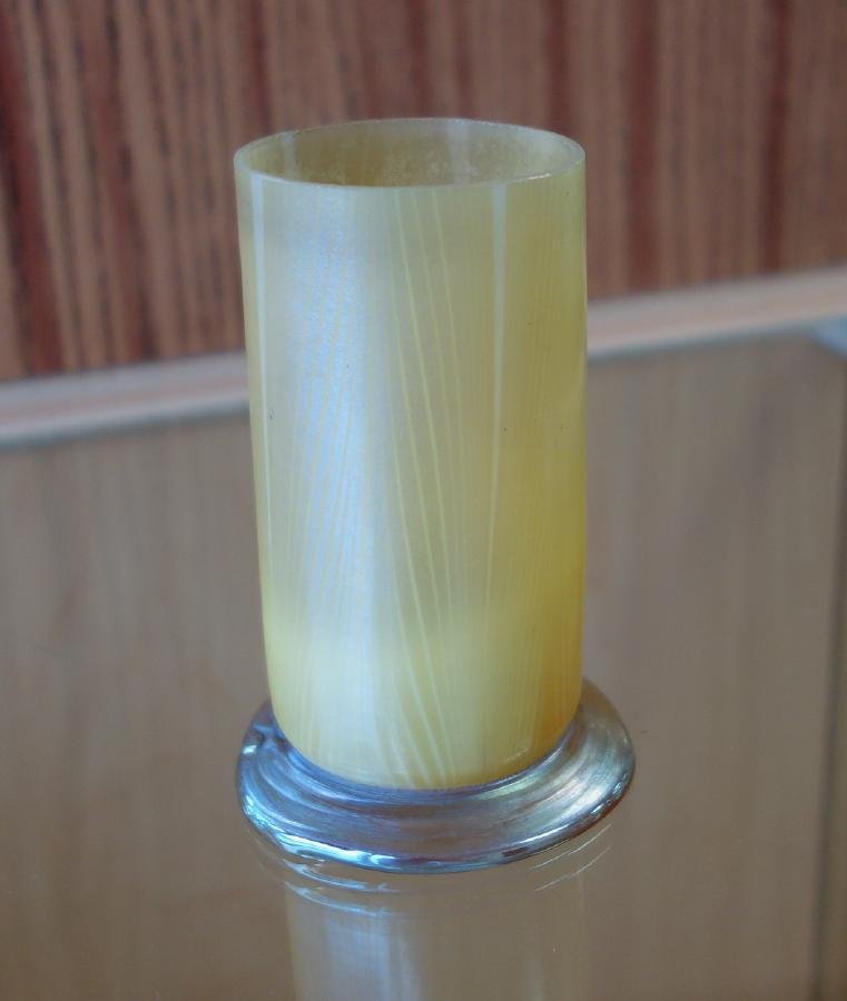 Tiffany Favrile Pulled Feather Glass Vase, c.1909 (1 of 3)