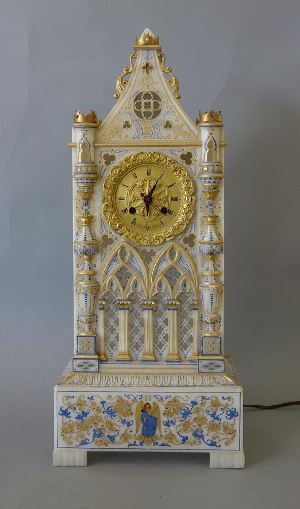 Alabaster Cathedral Clock, Sessions Clock Co (1 of 6)
