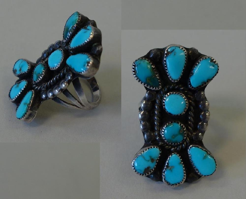 Navajo Turquoise Silver Ring (1 of 3)