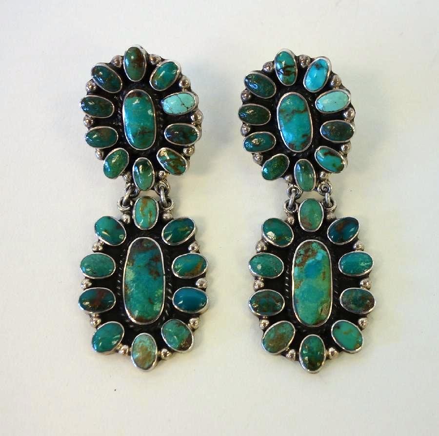 Navajo Earrings, Jeanne & Felix Tsinijinnie (1 of 2)