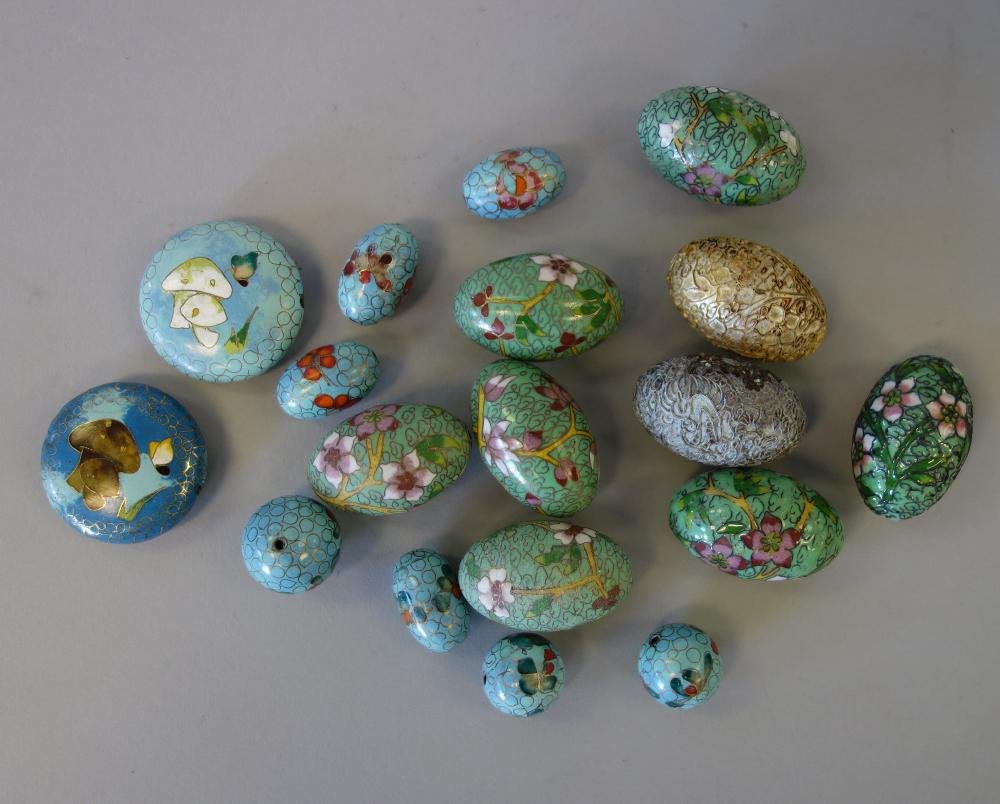 Champleve & Cloisonne Enamel Beads (1 of 2)