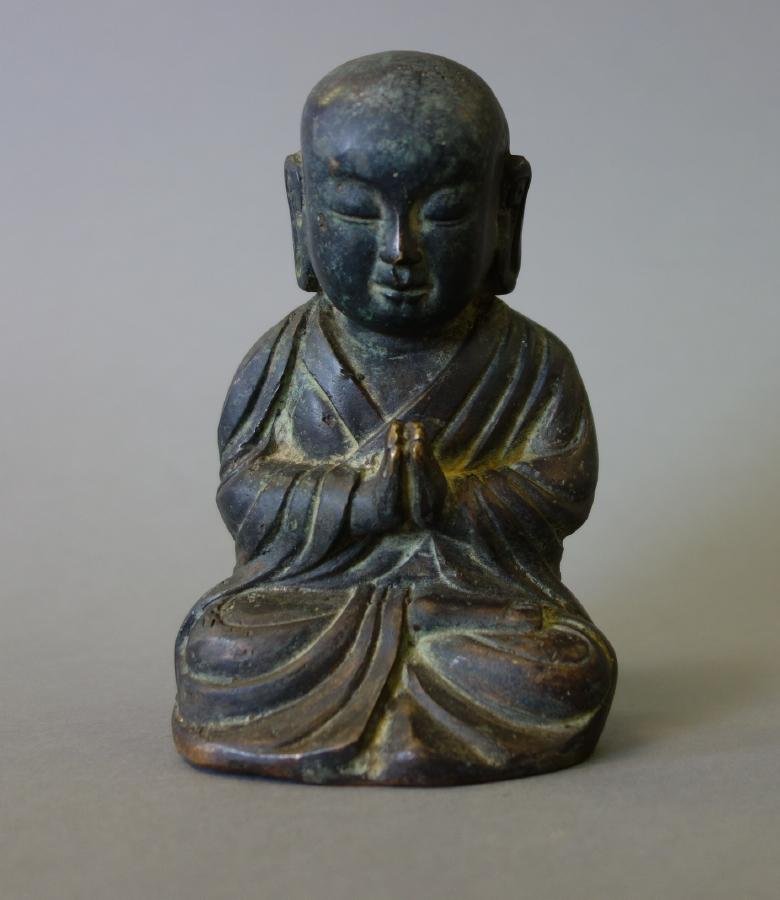 Korean Choson Dynasty Bronze Buddha (1 of 4)