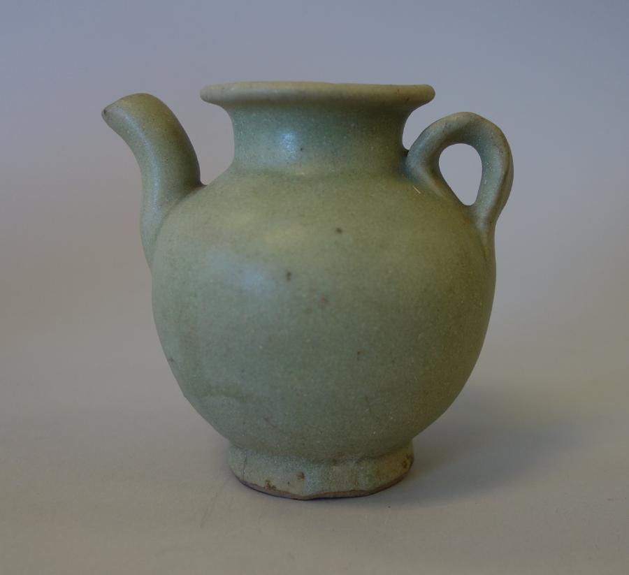 Chinese Song Dynasty Celadon Glazed Ewer (1 of 5)