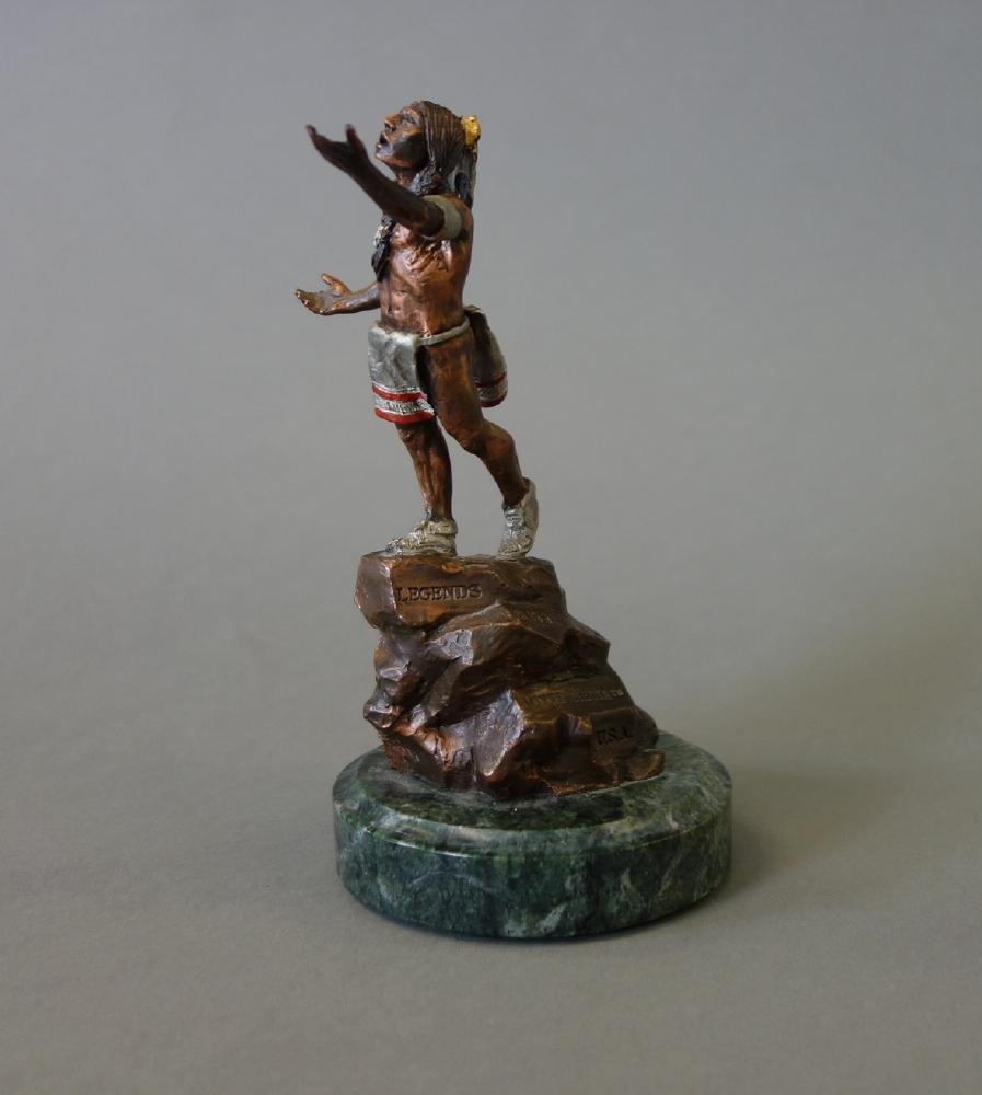 Christopher Pardell, Bronze Native American Indian (1 of 5)