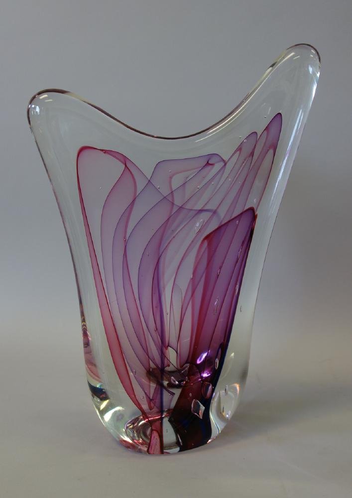 Rollin Karg, Freeform Art Glass Sculpture (1 of 2)