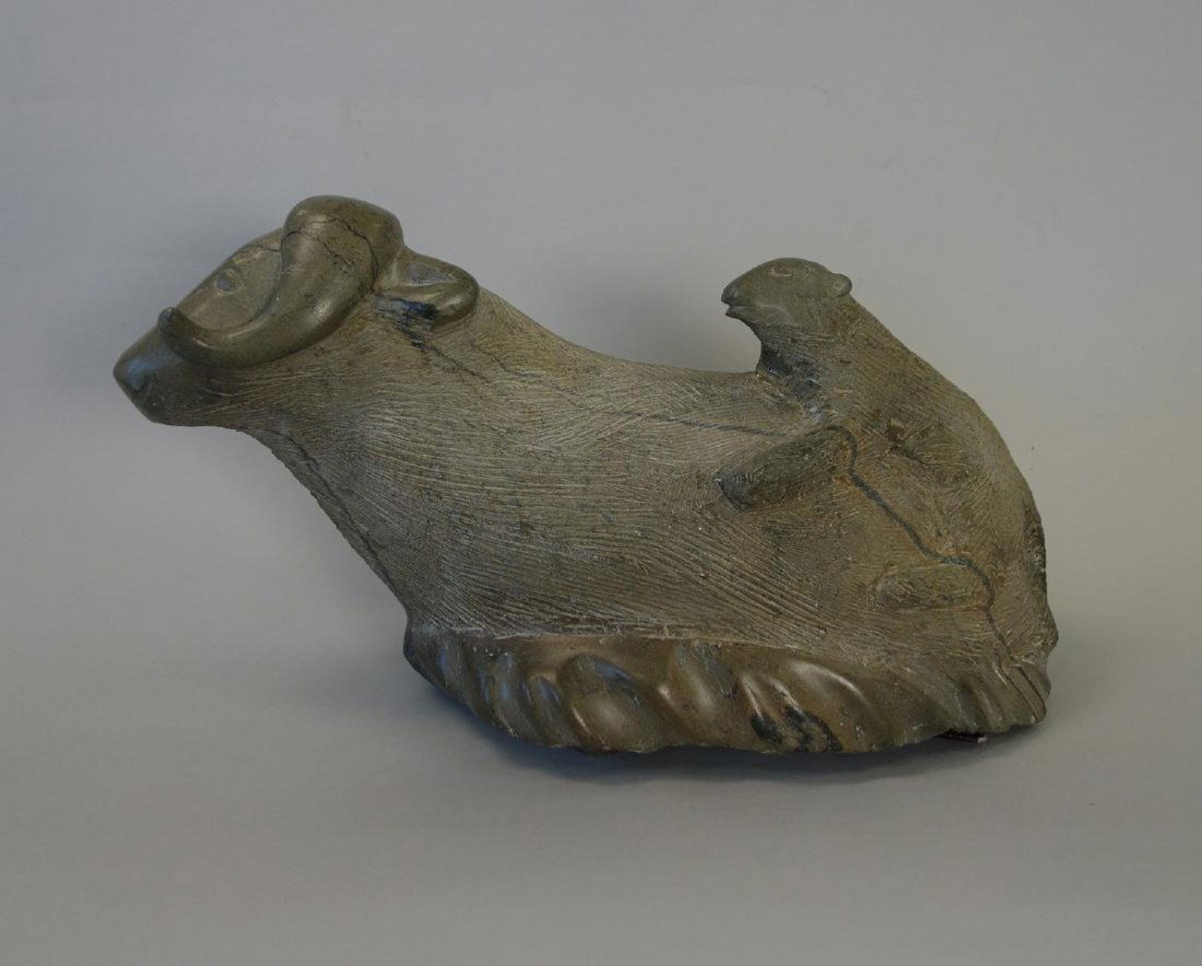 Osuitok Ipeelee RCA (1923-2005) Stone Carving (1 of 6)