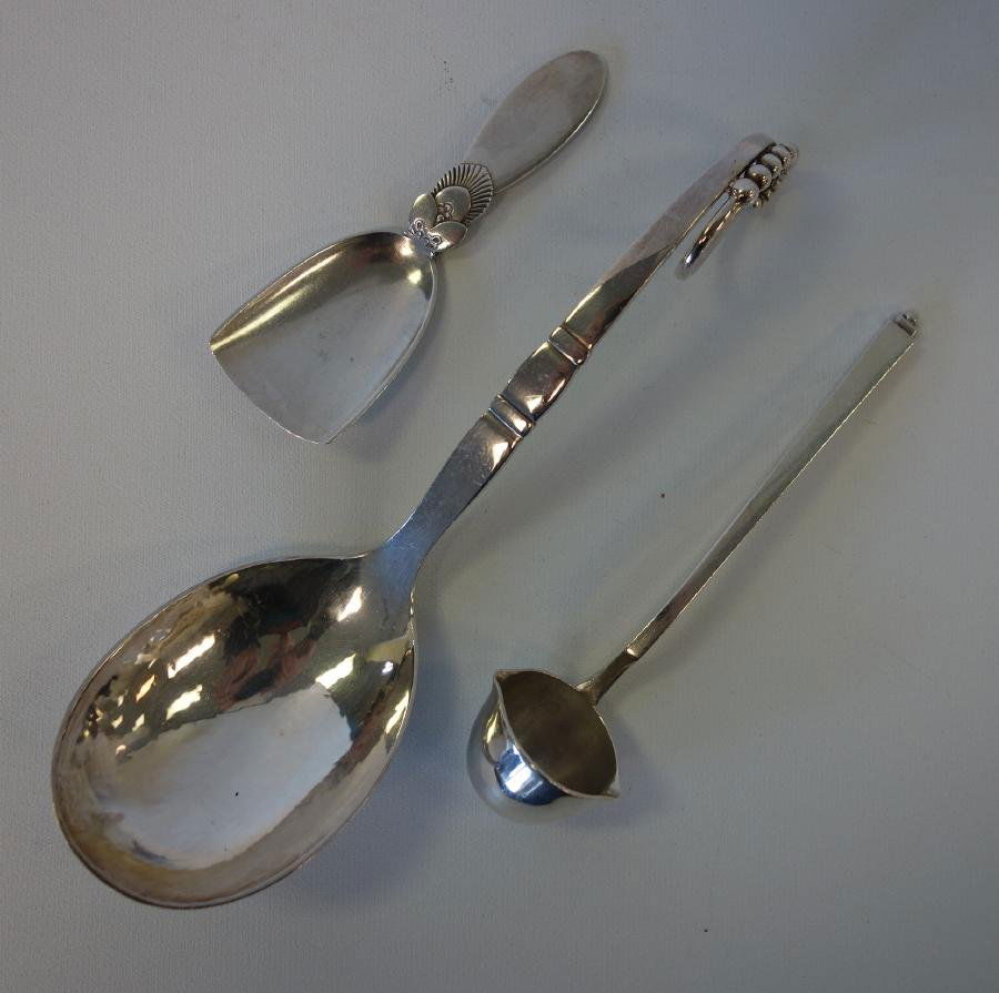 Georg Jensen Sterling: Cactus, Pyramid & Ptrn 41 (1 of 1)