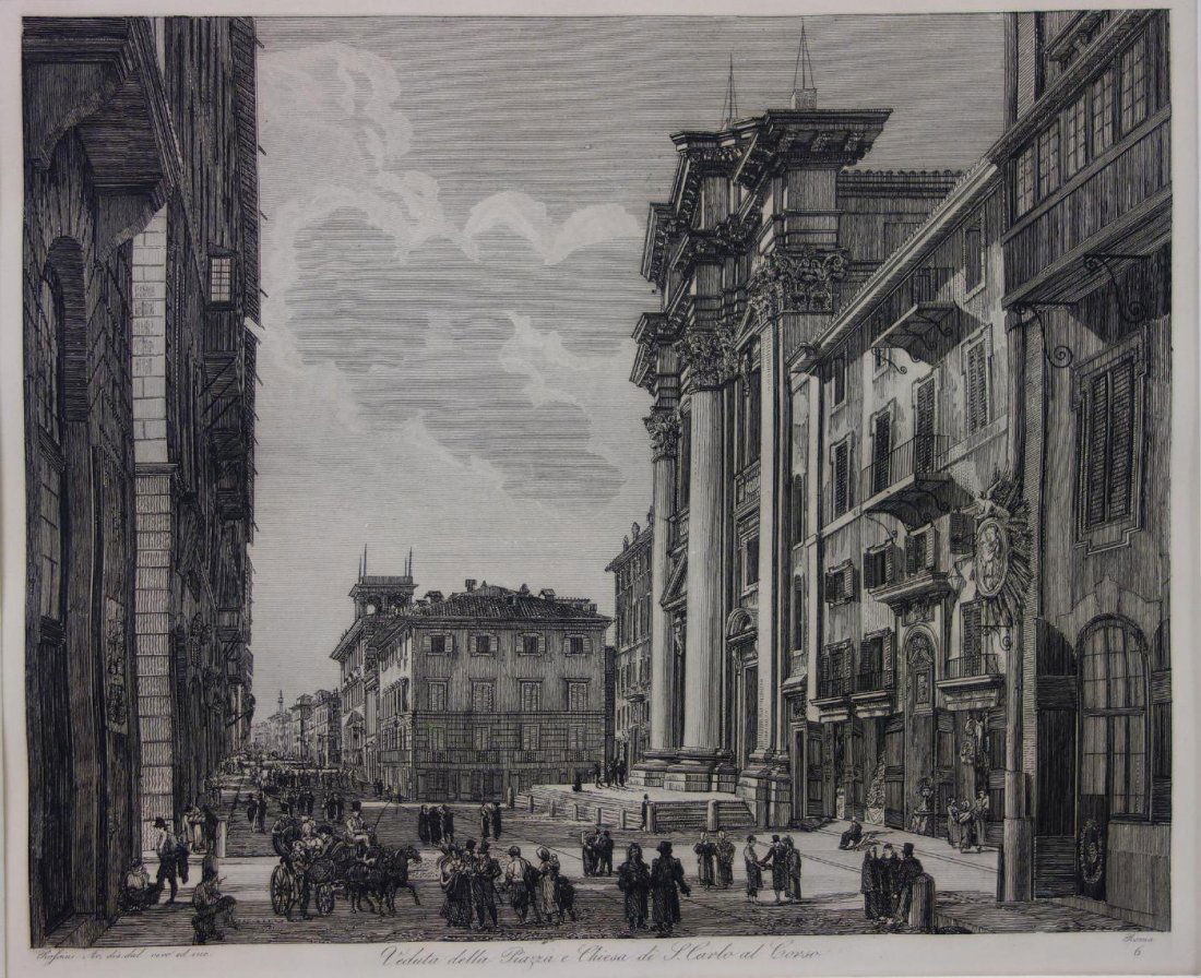 Luigi Rossini (1790-1857)  San Carlo al Corso (1 of 3)