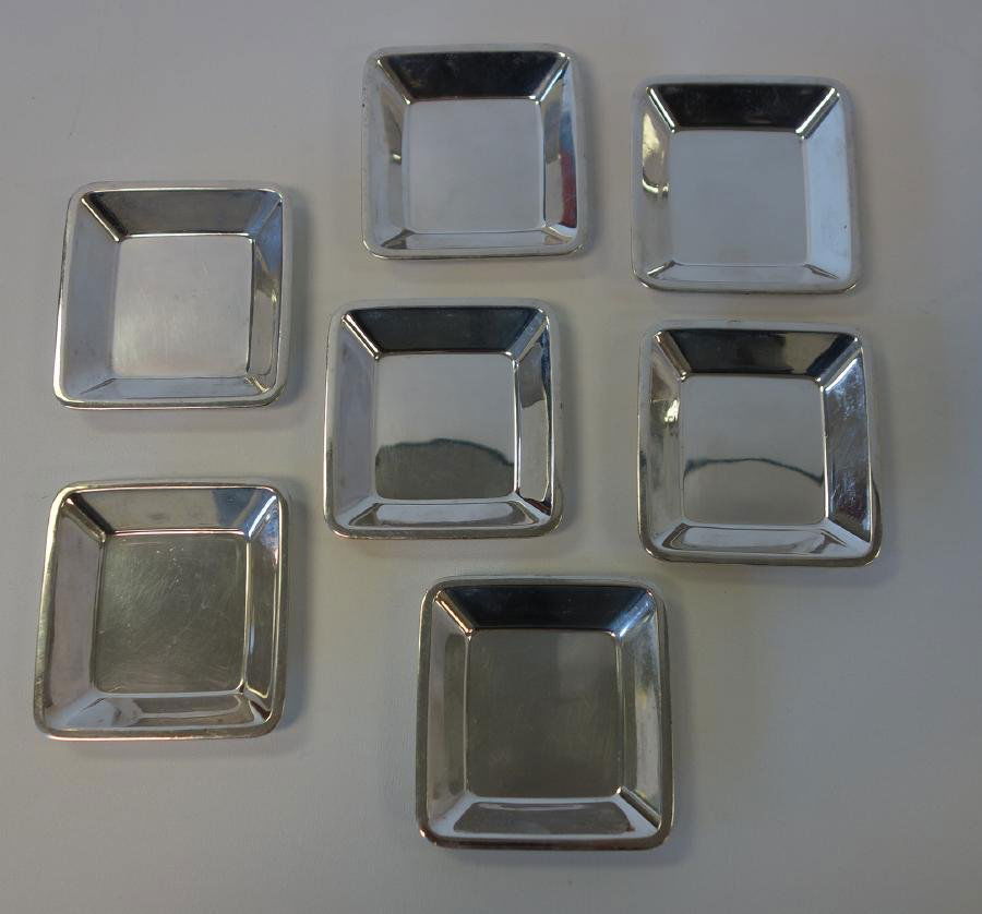 7 Tiffany & Co Sterling Modernist Nut Dish / Trays (1 of 1)