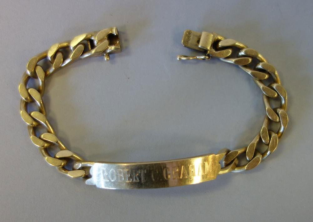 14K Gold Identification ID Bracelet (1 of 1)