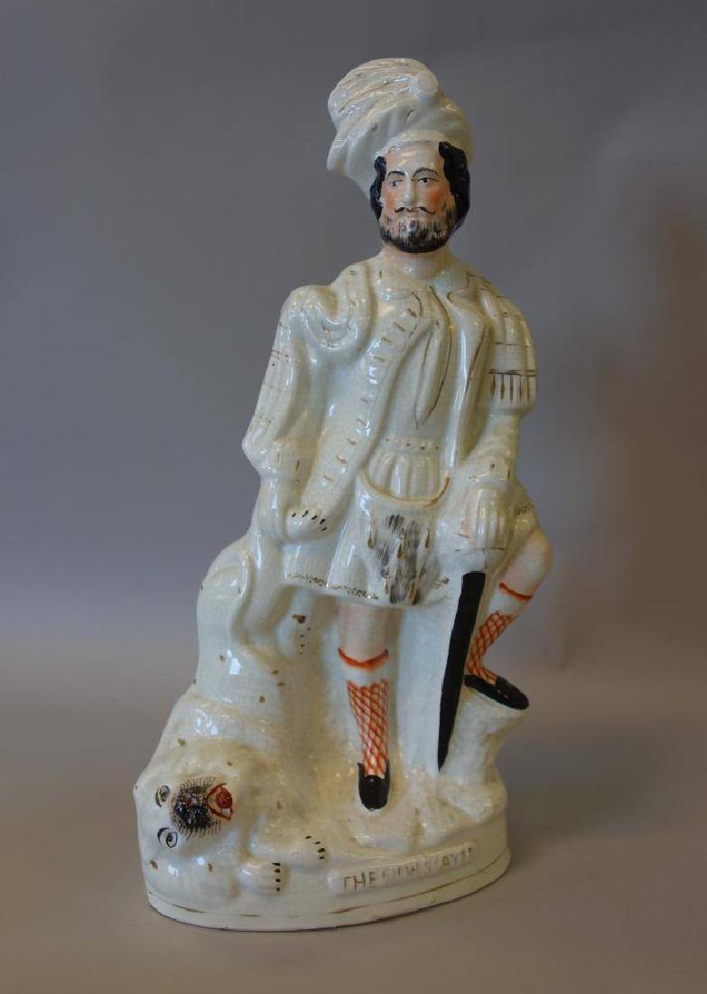 19thc Staffordshire Figural, The Lion Slayer (1 of 5)